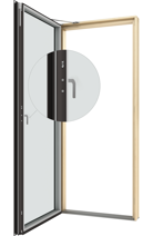 Handle operated brake